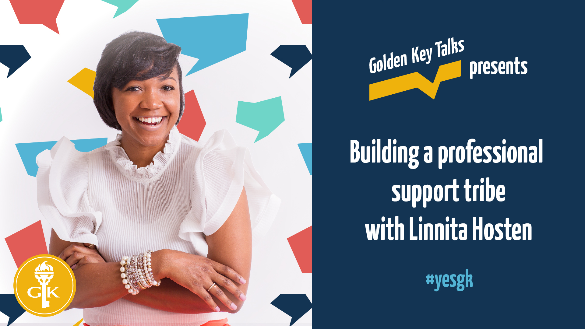 Watch Golden Key Talks: Building a professional support tribe with Linnita Hosten